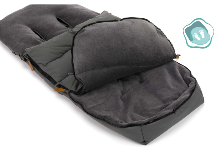 Preview: Winterfußsack Kinley grau